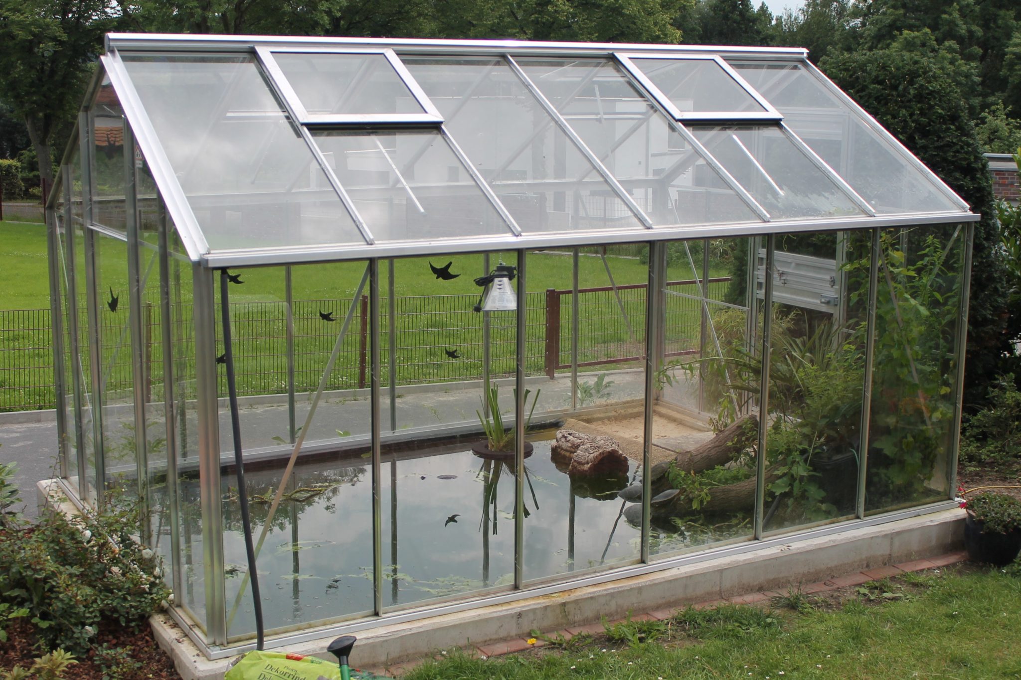 Wasserschildkröten im Gewächshaus halten und überwintern